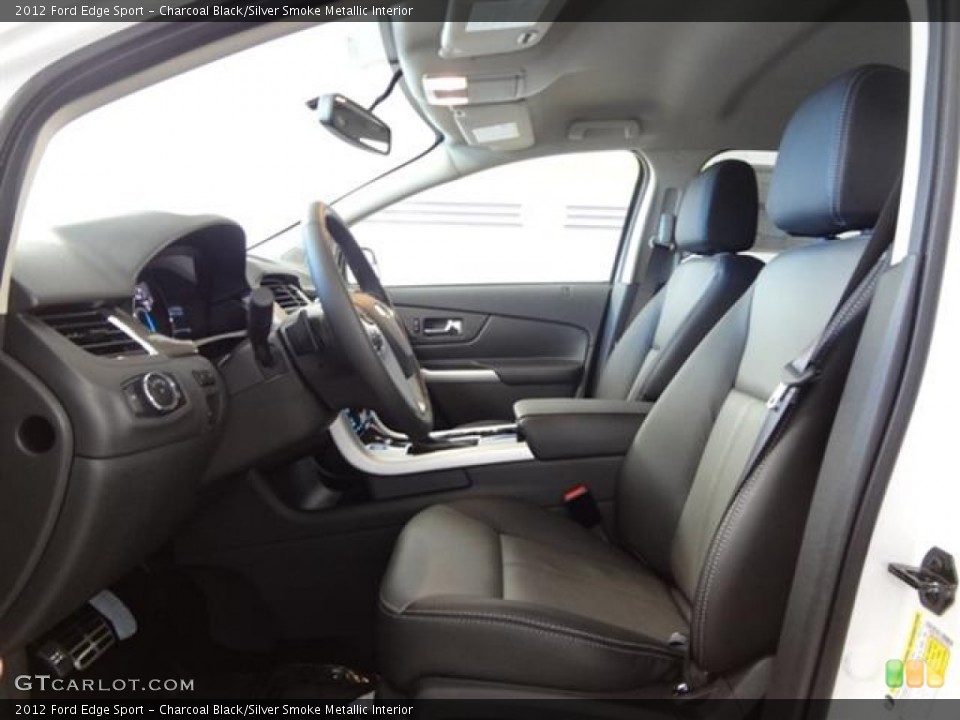 Charcoal Black/Silver Smoke Metallic Interior Photo for the 2012 Ford Edge Sport #57435068