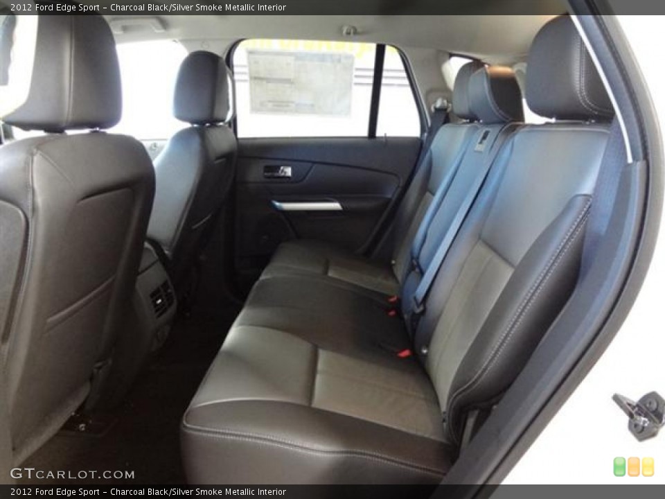 Charcoal Black/Silver Smoke Metallic Interior Photo for the 2012 Ford Edge Sport #57435077