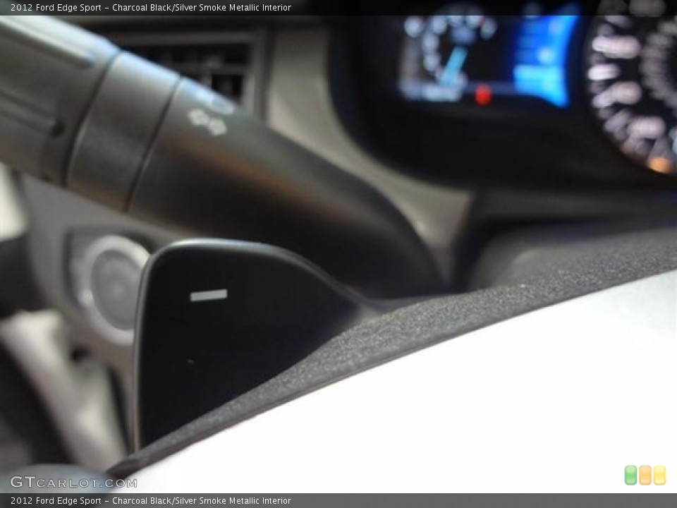 Charcoal Black/Silver Smoke Metallic Interior Controls for the 2012 Ford Edge Sport #57435176