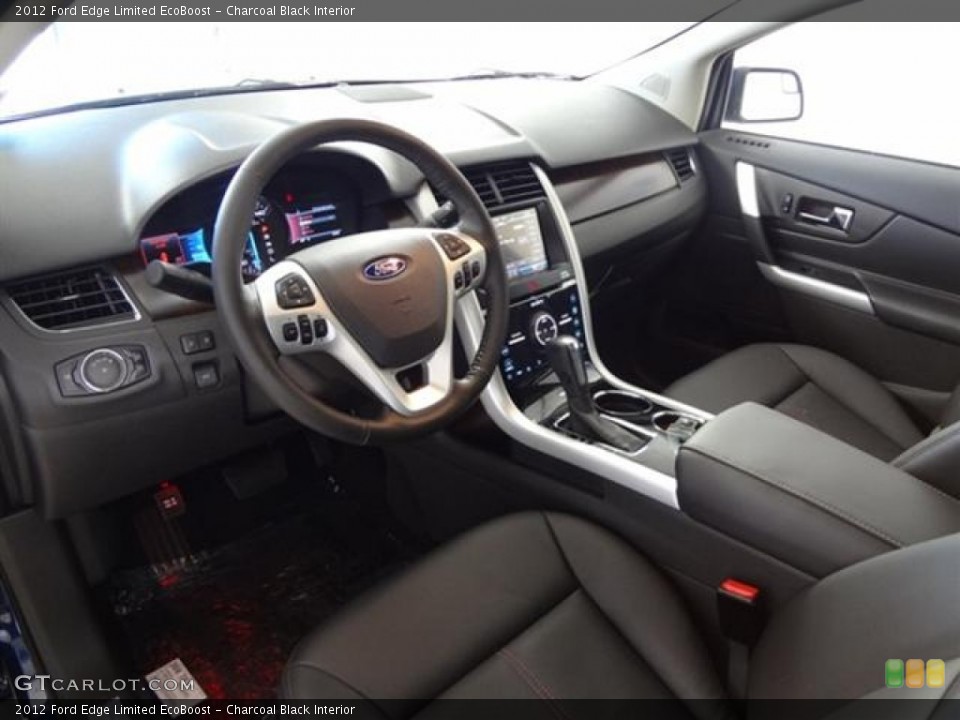 Charcoal Black Interior Prime Interior for the 2012 Ford Edge Limited EcoBoost #57435629