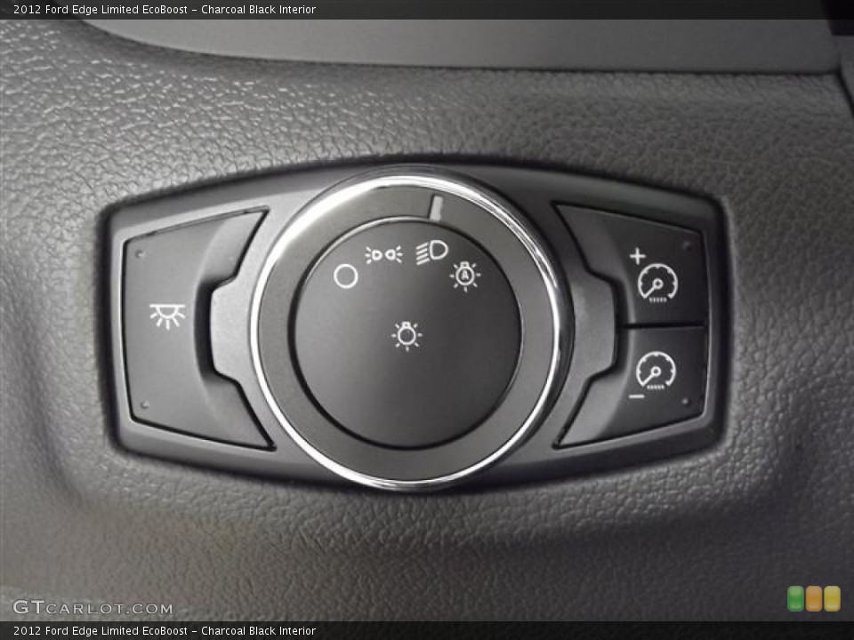 Charcoal Black Interior Controls for the 2012 Ford Edge Limited EcoBoost #57436277