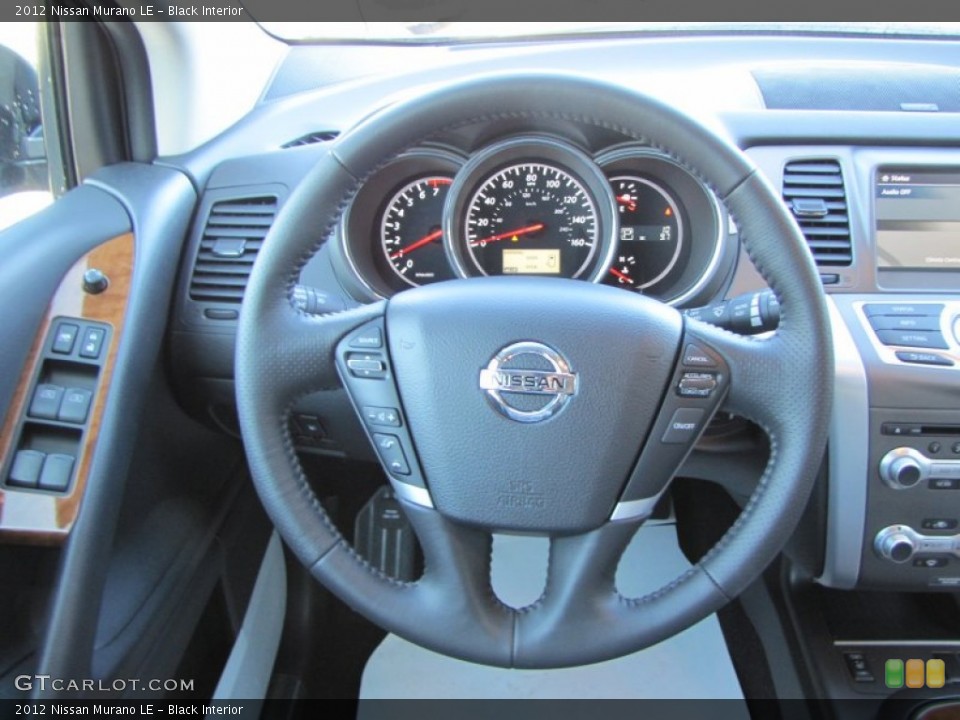 Black Interior Steering Wheel for the 2012 Nissan Murano LE #57437285