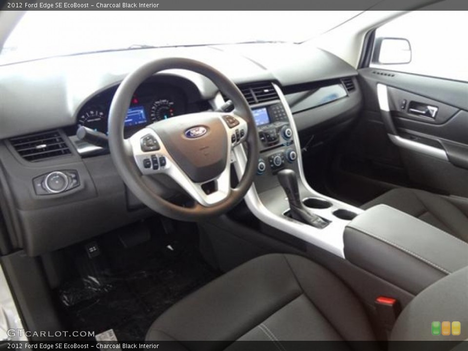 Charcoal Black Interior Prime Interior for the 2012 Ford Edge SE EcoBoost #57437840