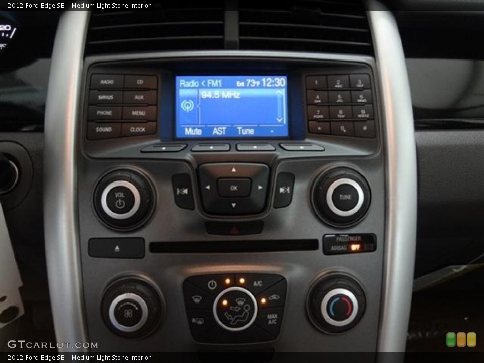 Medium Light Stone Interior Controls for the 2012 Ford Edge SE #57438671
