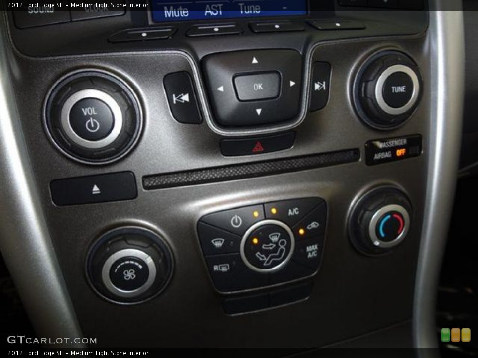 Medium Light Stone Interior Controls for the 2012 Ford Edge SE #57438794