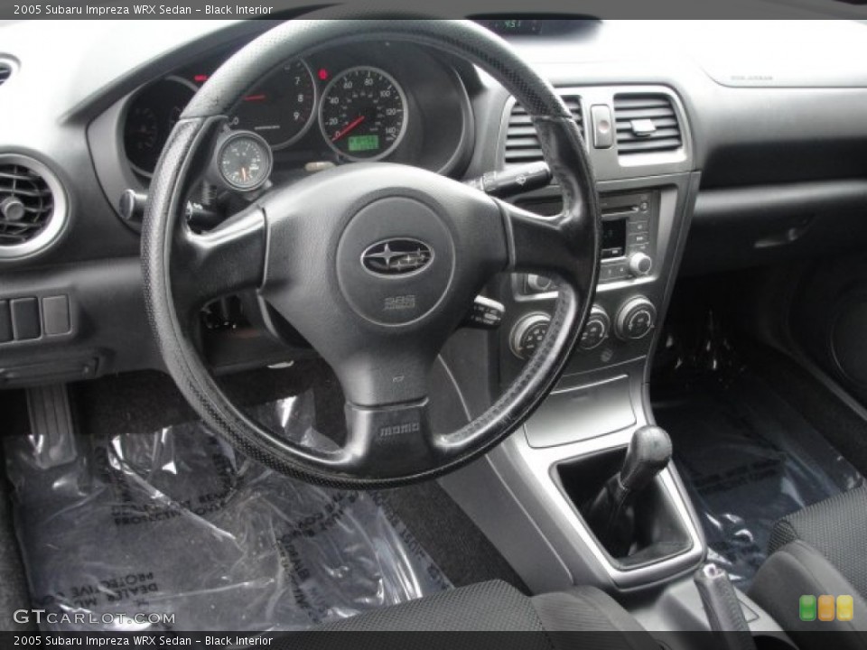 Black Interior Photo for the 2005 Subaru Impreza WRX Sedan #57440621