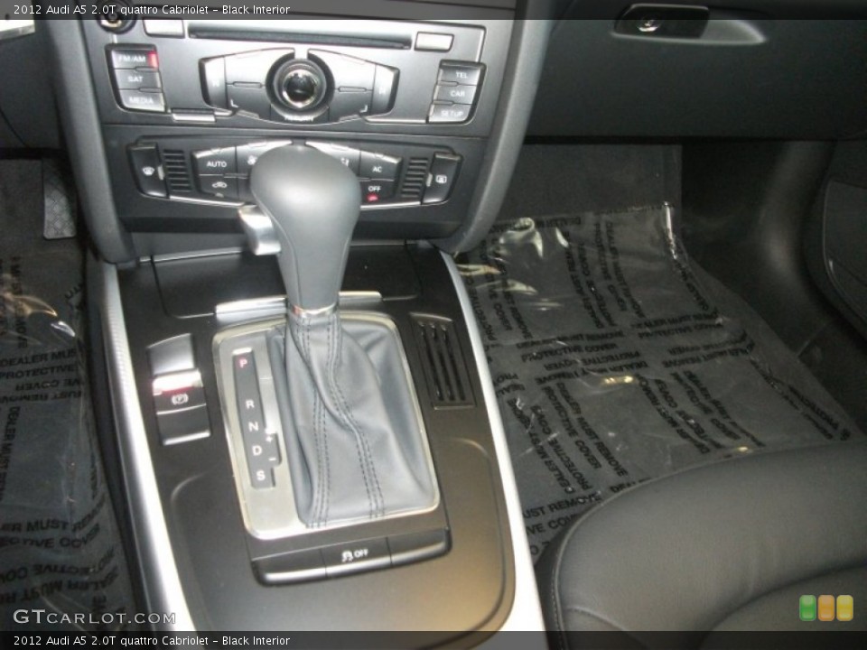 Black Interior Transmission for the 2012 Audi A5 2.0T quattro Cabriolet #57441215