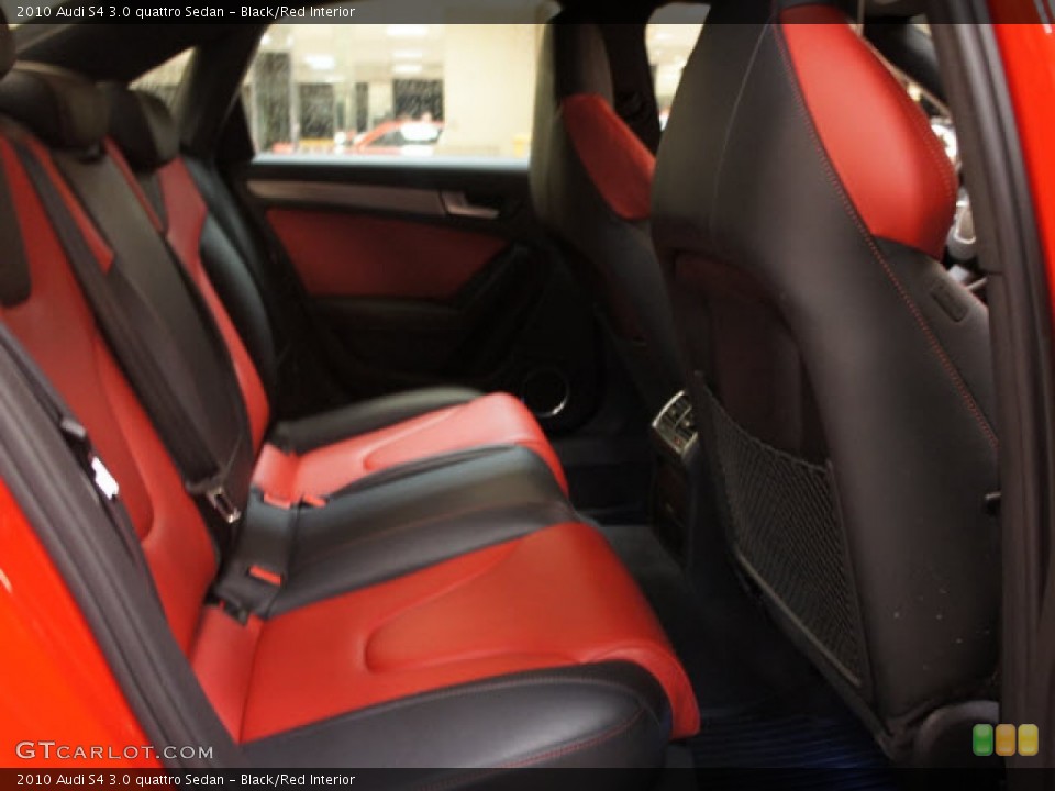 Black/Red Interior Photo for the 2010 Audi S4 3.0 quattro Sedan #57441539