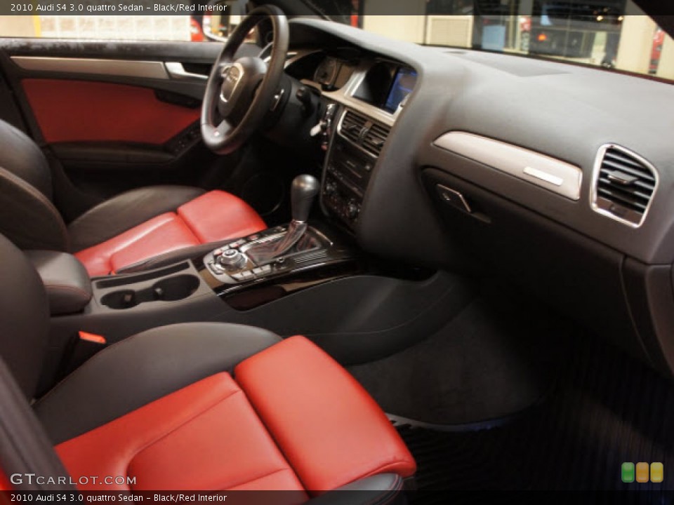Black/Red Interior Dashboard for the 2010 Audi S4 3.0 quattro Sedan #57441544