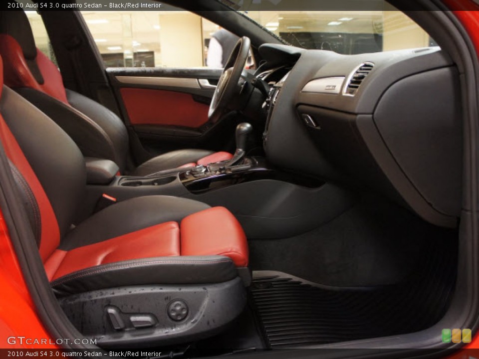 Black/Red Interior Photo for the 2010 Audi S4 3.0 quattro Sedan #57441554