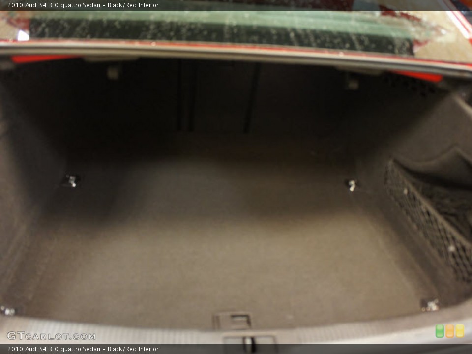 Black/Red Interior Trunk for the 2010 Audi S4 3.0 quattro Sedan #57441560