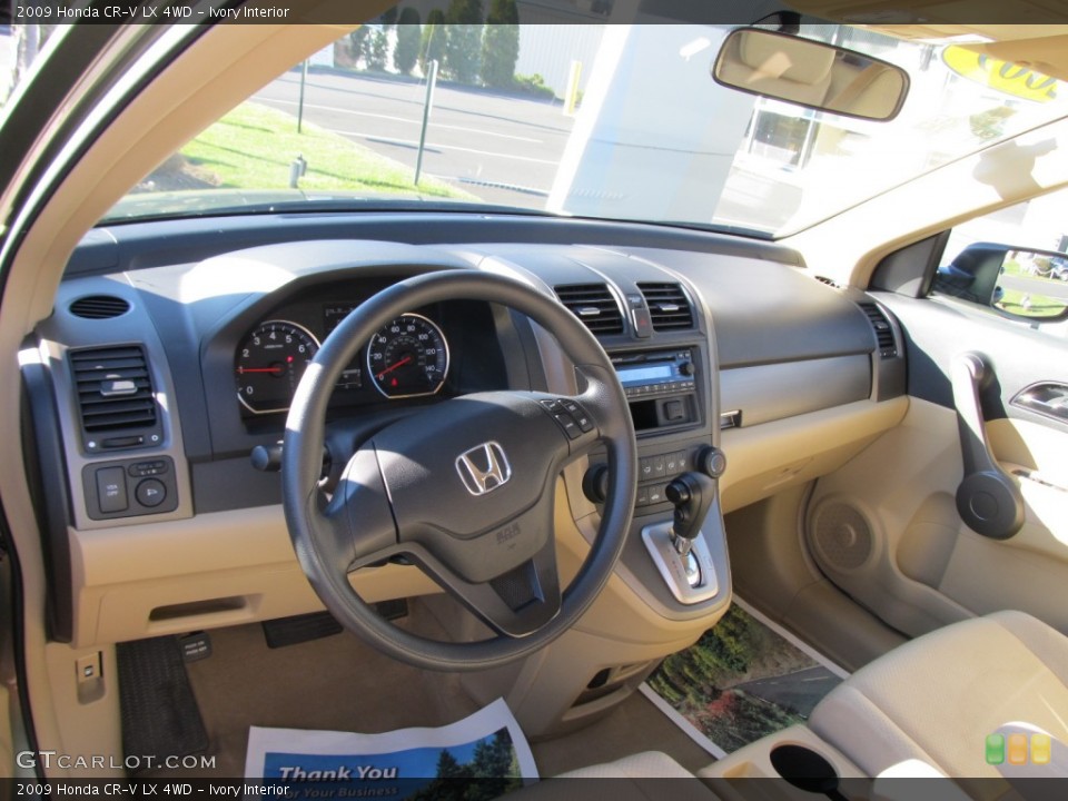 Ivory Interior Photo for the 2009 Honda CR-V LX 4WD #57443594