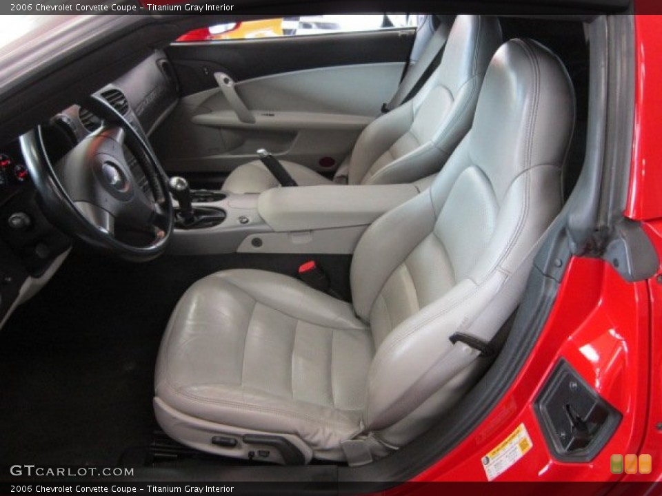 Titanium Gray Interior Photo for the 2006 Chevrolet Corvette Coupe #57444757