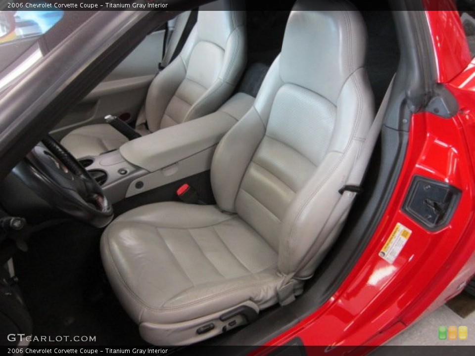 Titanium Gray Interior Photo for the 2006 Chevrolet Corvette Coupe #57444770
