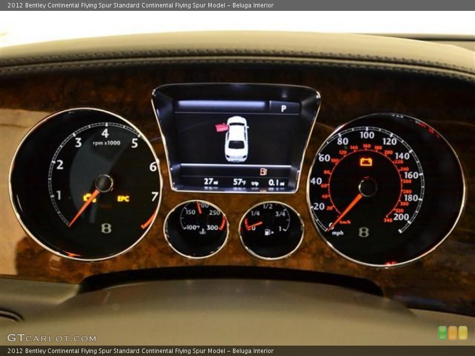 Beluga Interior Gauges for the 2012 Bentley Continental Flying Spur  #57446060