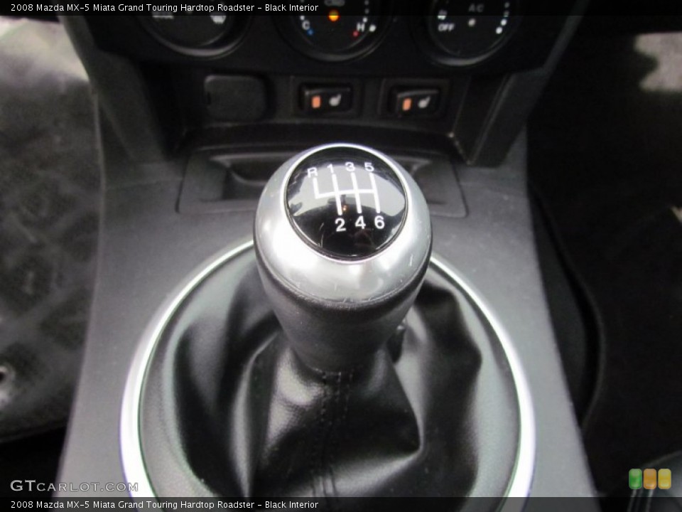 Black Interior Transmission for the 2008 Mazda MX-5 Miata Grand Touring Hardtop Roadster #57447576