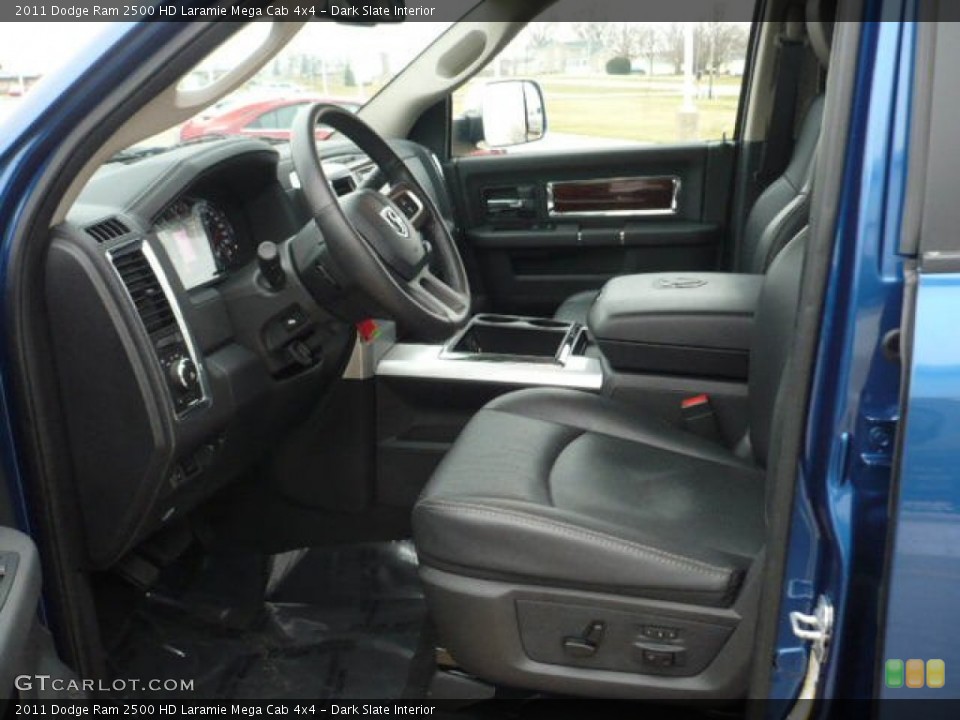 Dark Slate Interior Photo for the 2011 Dodge Ram 2500 HD Laramie Mega Cab 4x4 #57447648