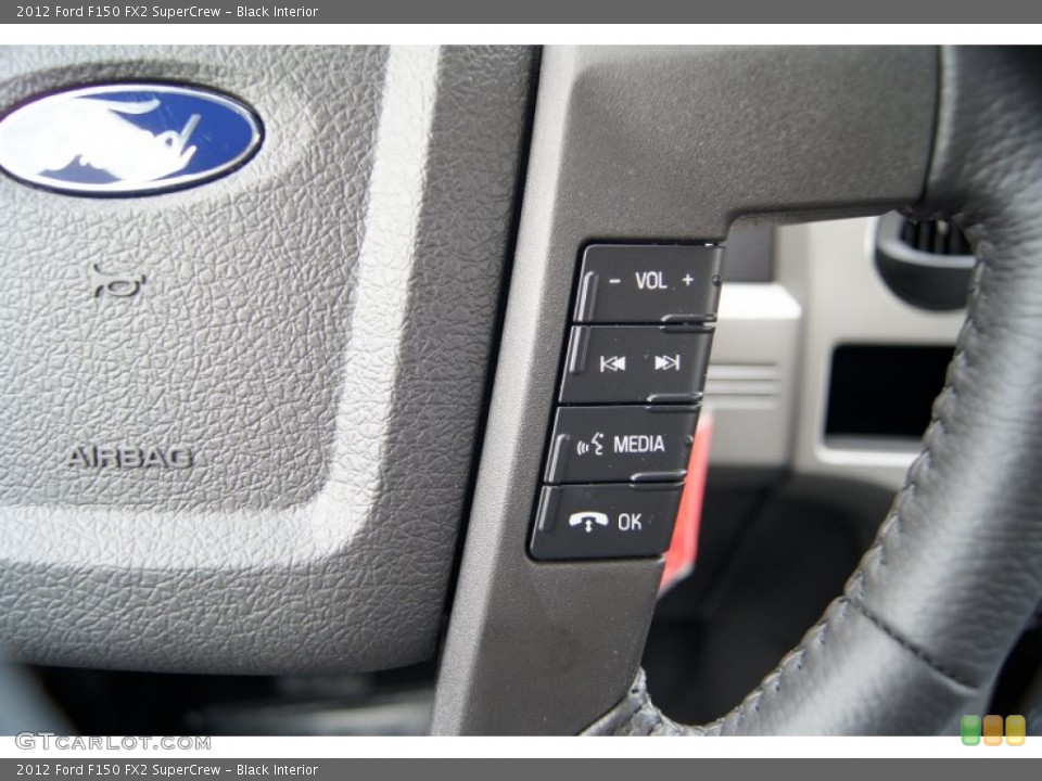Black Interior Controls for the 2012 Ford F150 FX2 SuperCrew #57448937