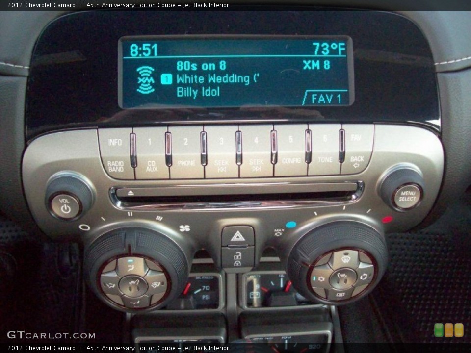 Jet Black Interior Audio System for the 2012 Chevrolet Camaro LT 45th Anniversary Edition Coupe #57450364
