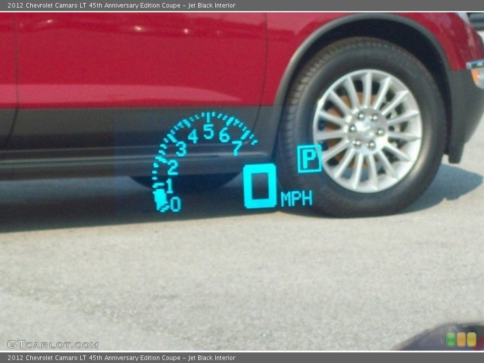 Jet Black Interior Gauges for the 2012 Chevrolet Camaro LT 45th Anniversary Edition Coupe #57450515