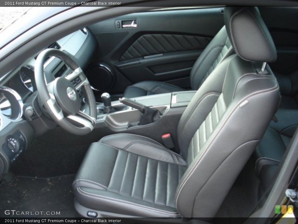 Charcoal Black Interior Photo for the 2011 Ford Mustang GT Premium Coupe #57452008