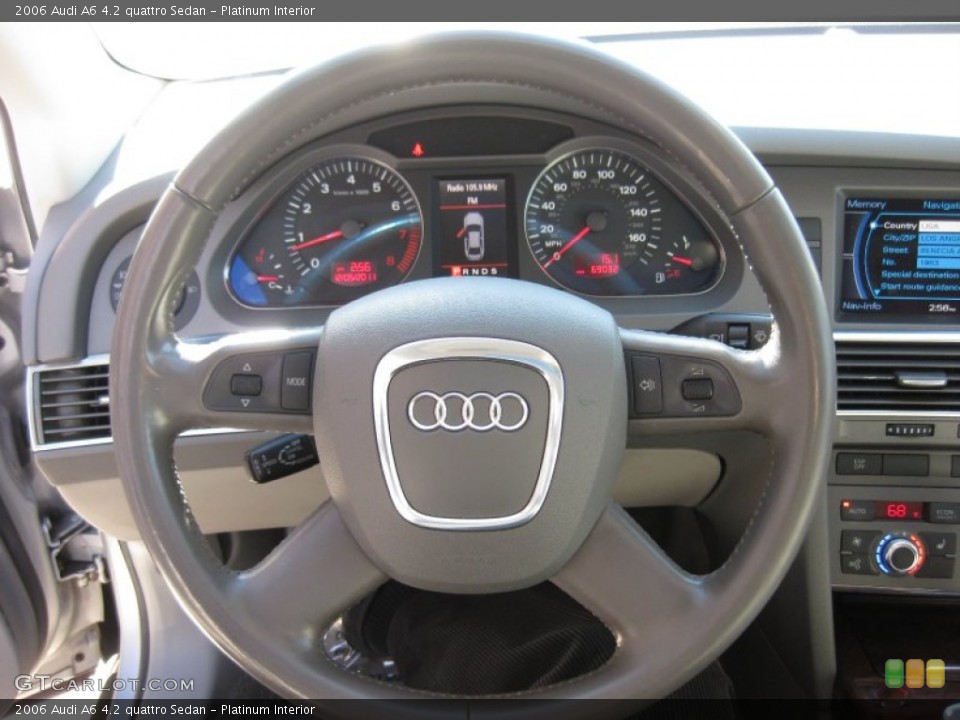 Platinum Interior Steering Wheel for the 2006 Audi A6 4.2 quattro Sedan #57452353