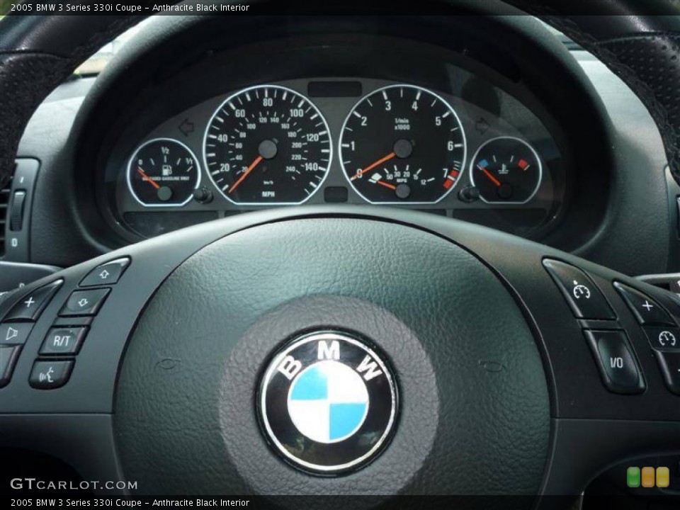 Anthracite Black Interior Gauges for the 2005 BMW 3 Series 330i Coupe #57454407