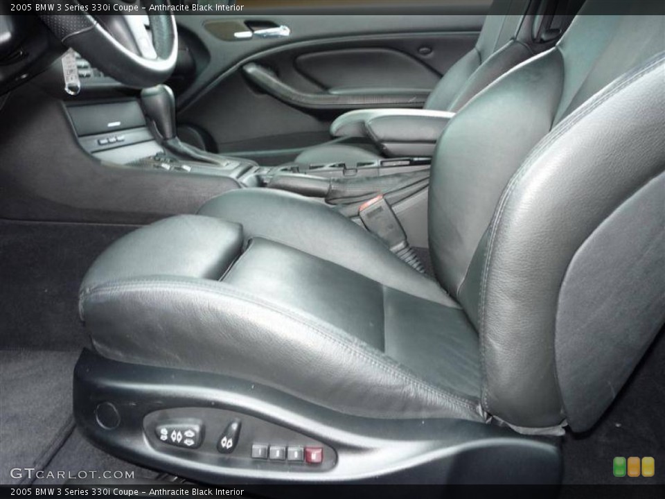 Anthracite Black Interior Photo for the 2005 BMW 3 Series 330i Coupe #57454435