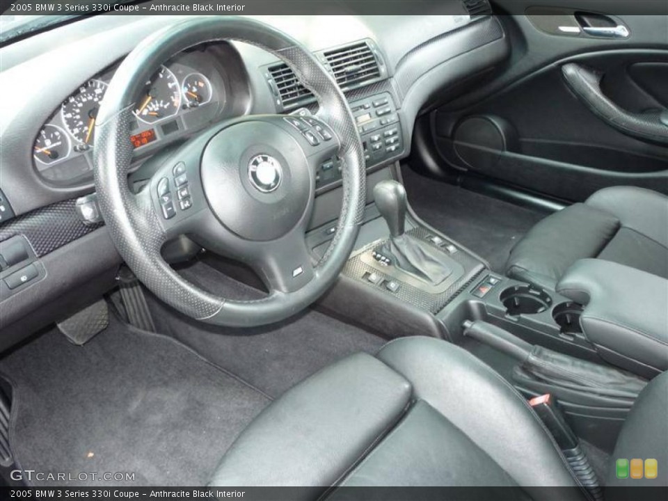 Anthracite Black 2005 BMW 3 Series Interiors