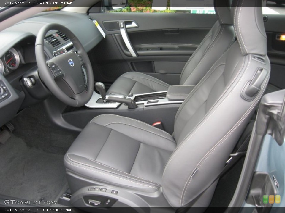 Off Black Interior Photo for the 2012 Volvo C70 T5 #57457513