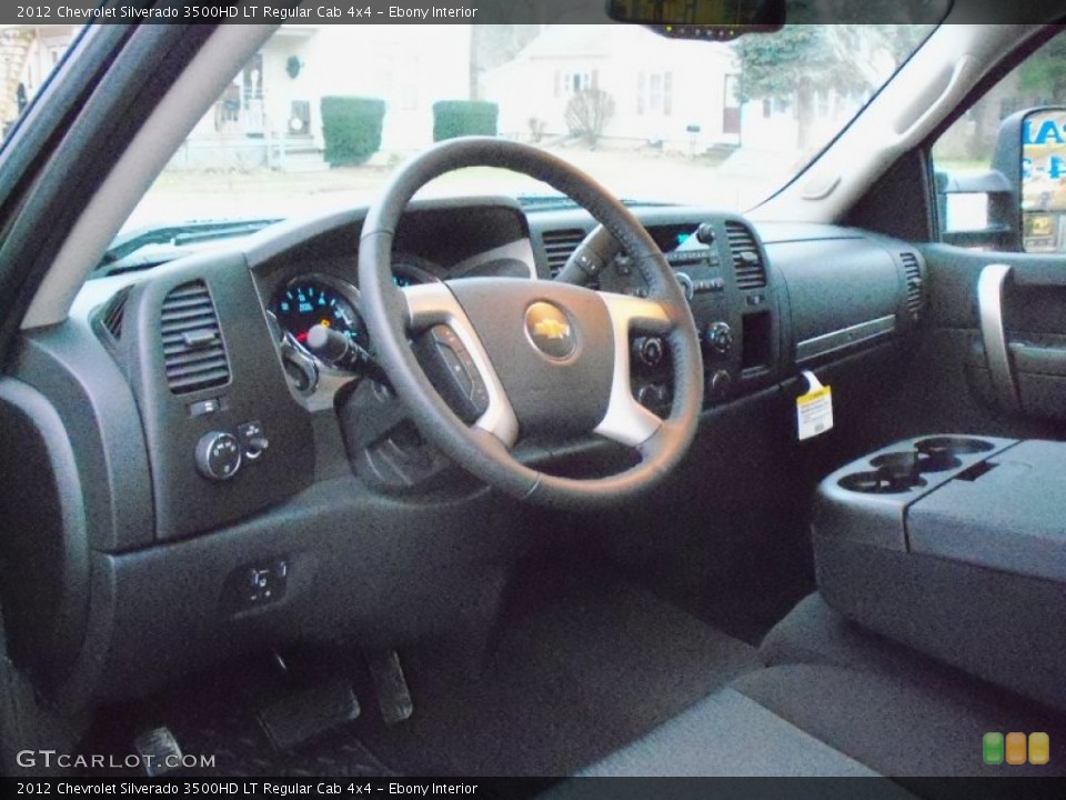 Ebony Interior Dashboard for the 2012 Chevrolet Silverado 3500HD LT Regular Cab 4x4 #57460066