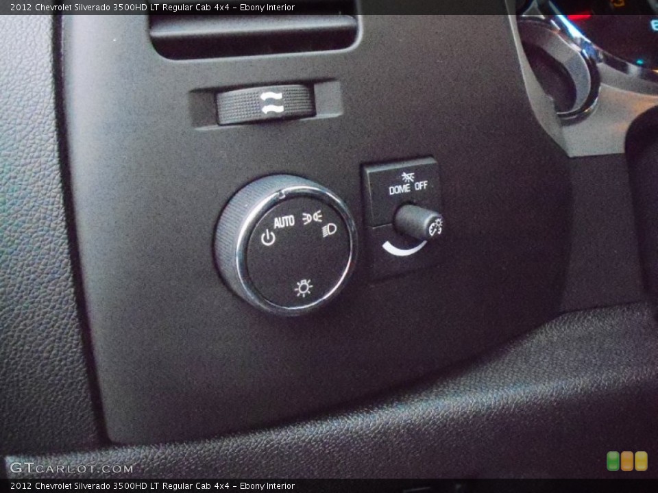 Ebony Interior Controls for the 2012 Chevrolet Silverado 3500HD LT Regular Cab 4x4 #57460102