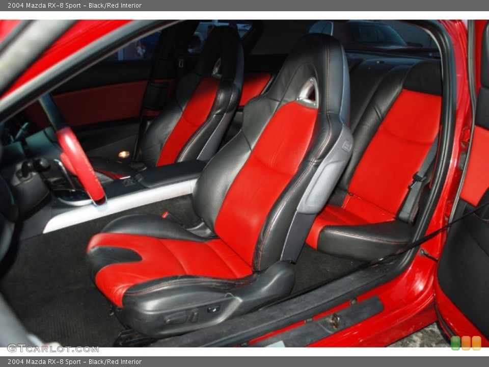 Black/Red Interior Photo for the 2004 Mazda RX-8 Sport #57461461