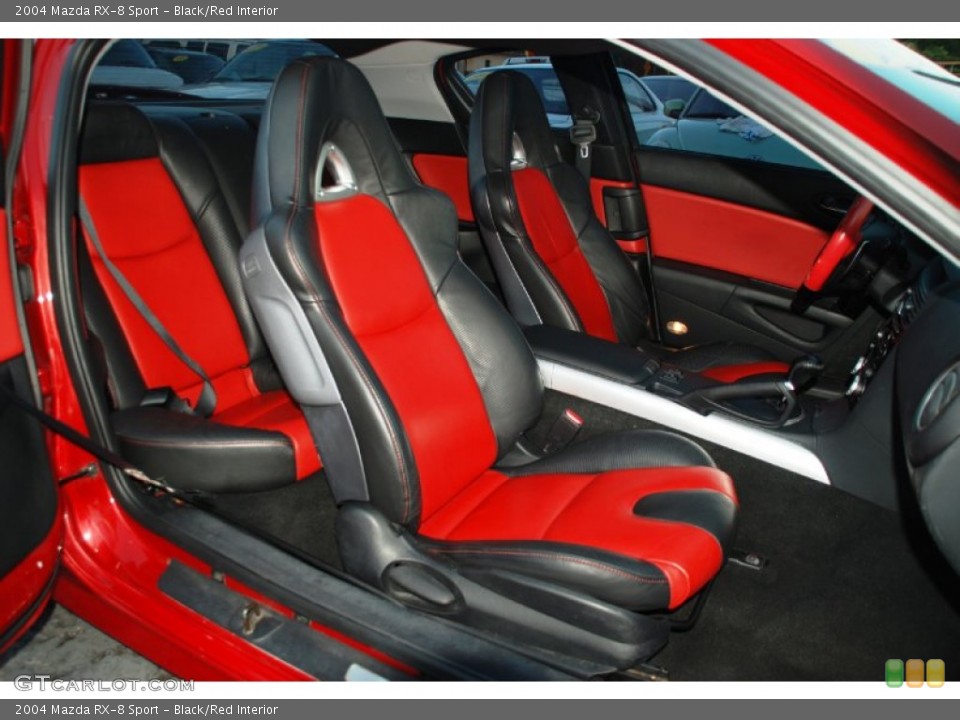 Black/Red Interior Photo for the 2004 Mazda RX-8 Sport #57461470
