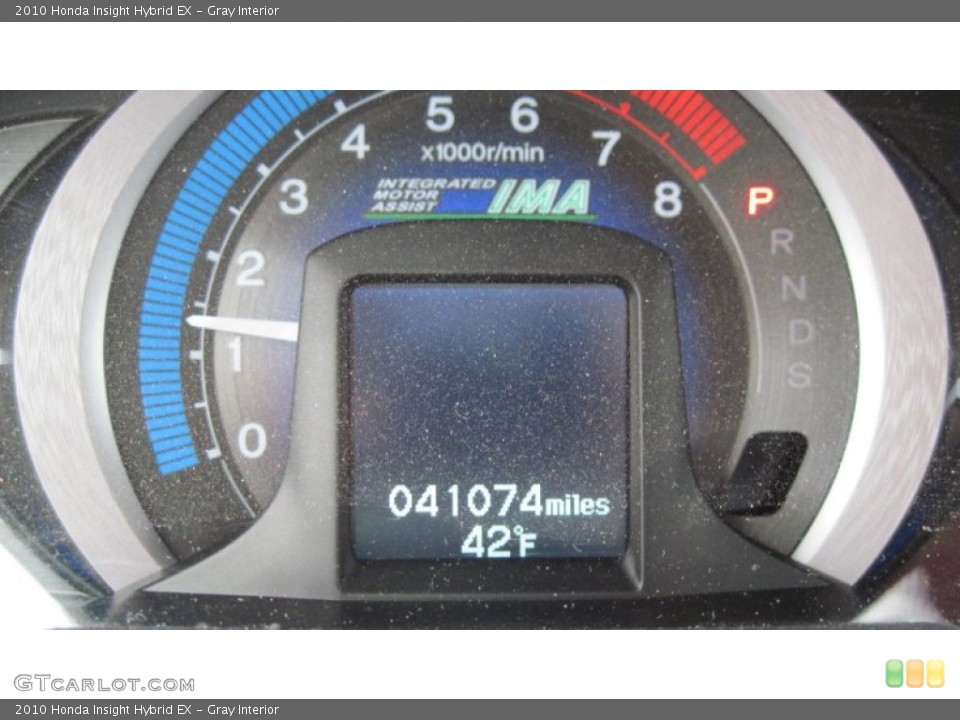 Gray Interior Gauges for the 2010 Honda Insight Hybrid EX #57462937