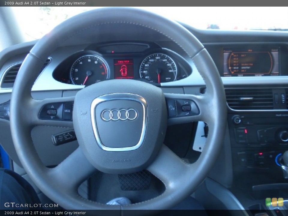 Light Grey Interior Steering Wheel for the 2009 Audi A4 2.0T Sedan #57464957