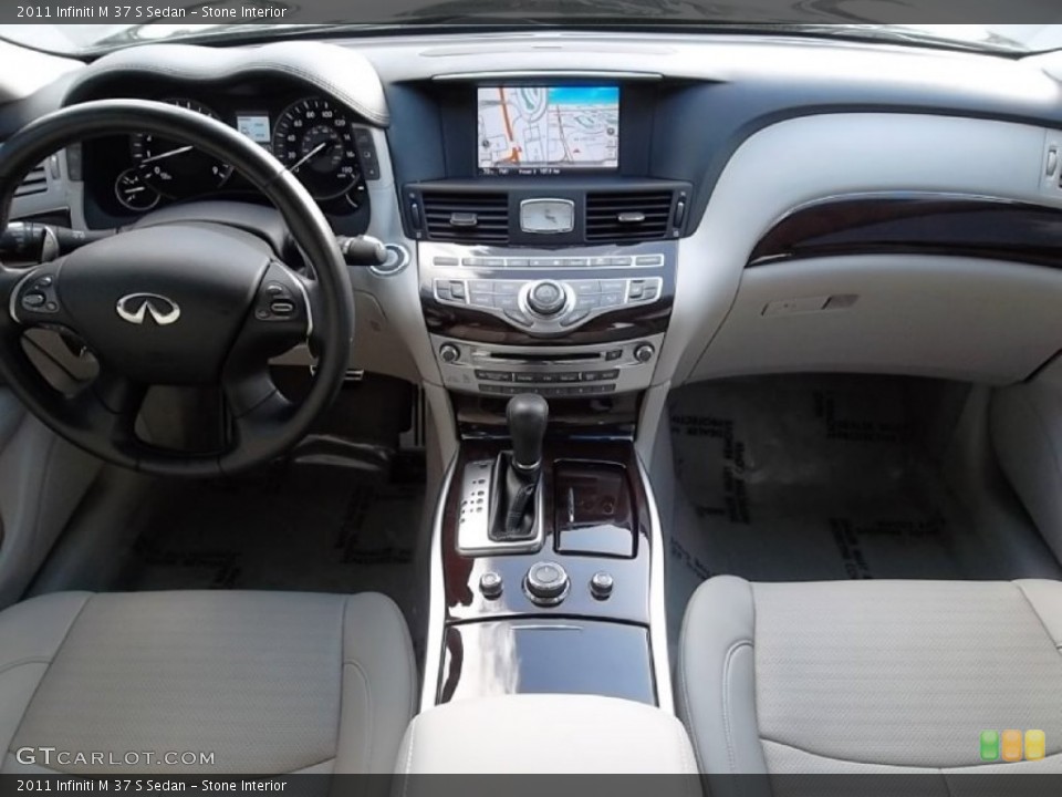 Stone Interior Dashboard for the 2011 Infiniti M 37 S Sedan #57467512