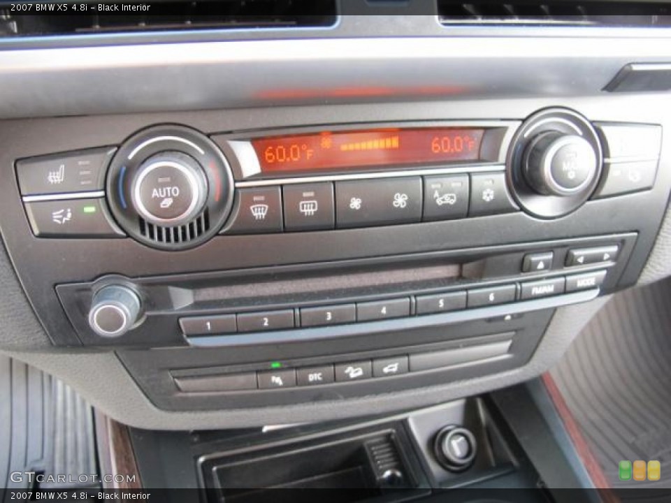 Black Interior Controls for the 2007 BMW X5 4.8i #57468209