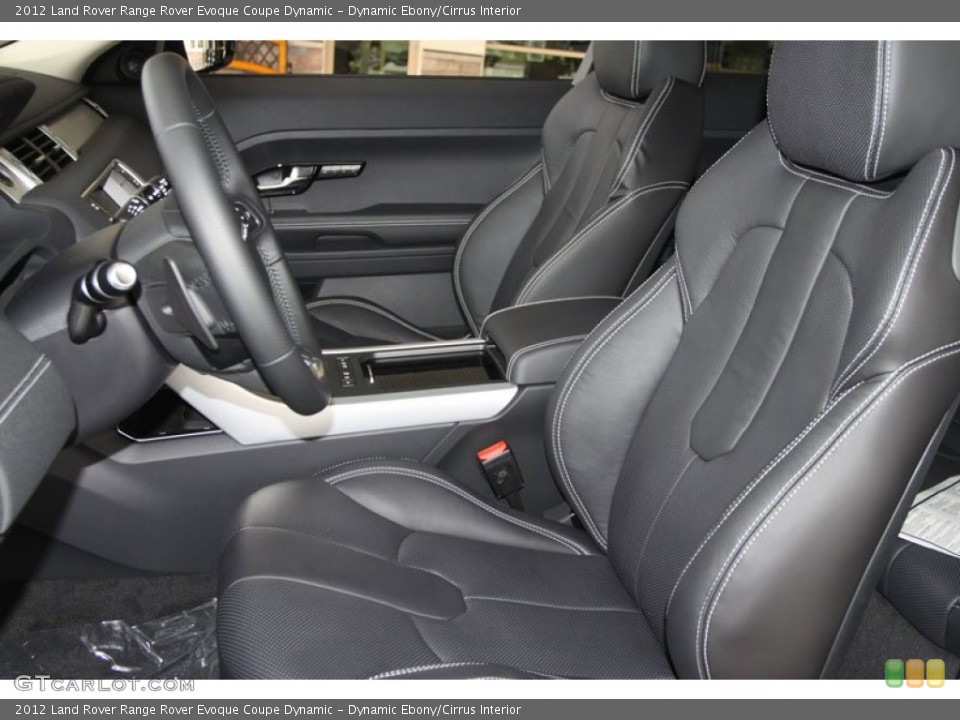 Dynamic Ebony/Cirrus Interior Photo for the 2012 Land Rover Range Rover Evoque Coupe Dynamic #57471103