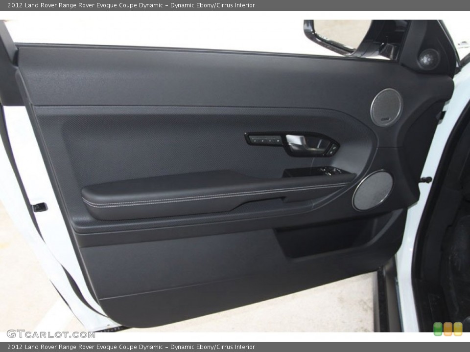 Dynamic Ebony/Cirrus Interior Door Panel for the 2012 Land Rover Range Rover Evoque Coupe Dynamic #57471181