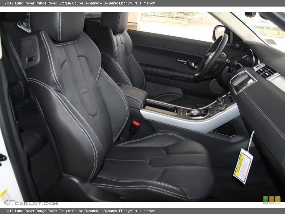 Dynamic Ebony/Cirrus Interior Photo for the 2012 Land Rover Range Rover Evoque Coupe Dynamic #57471265