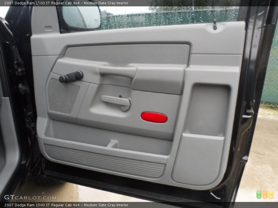 Medium Slate Gray Interior Door Panel for the 2007 Dodge Ram 1500 ST Regular Cab 4x4 #57475072