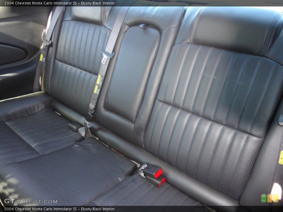 Ebony Black Interior Photo for the 2004 Chevrolet Monte Carlo Intimidator SS #57475599