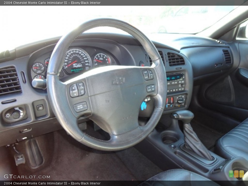 Ebony Black Interior Dashboard for the 2004 Chevrolet Monte Carlo Intimidator SS #57475608
