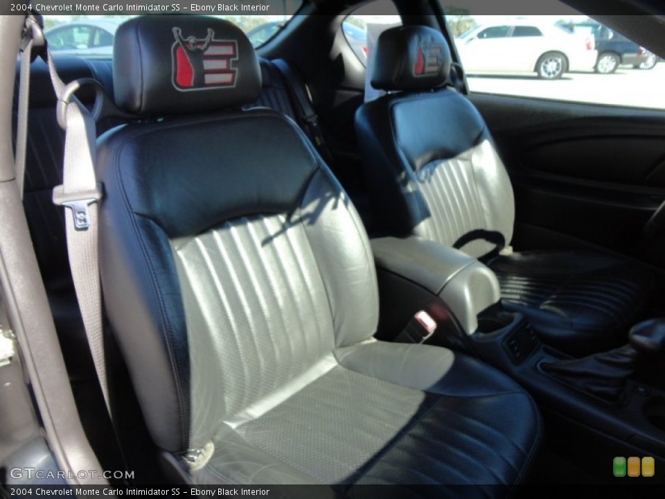 Ebony Black Interior Photo for the 2004 Chevrolet Monte Carlo Intimidator SS #57475672