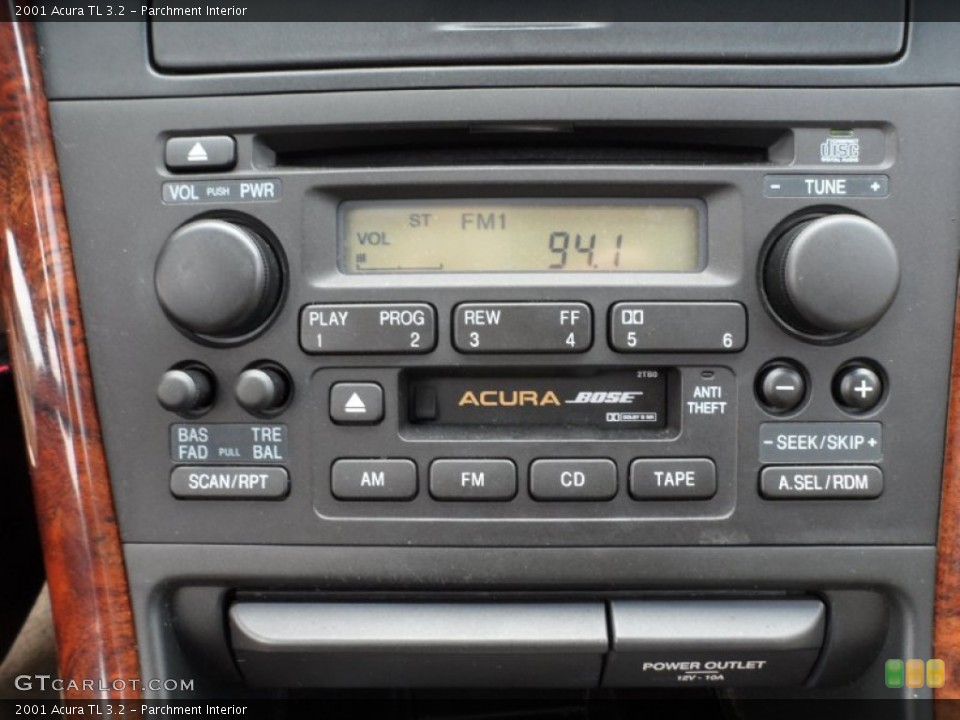 Parchment Interior Audio System for the 2001 Acura TL 3.2 #57475942