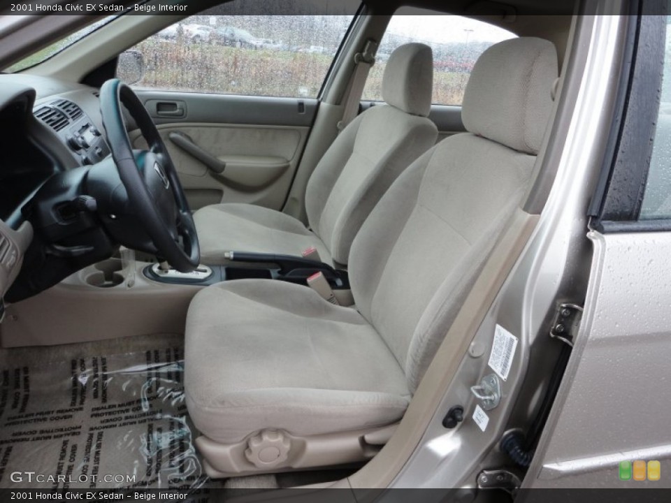 Beige Interior Photo for the 2001 Honda Civic EX Sedan #57476065