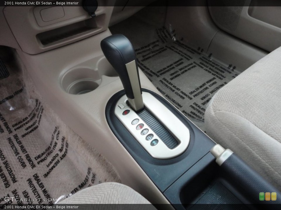 Beige Interior Transmission for the 2001 Honda Civic EX Sedan #57476302