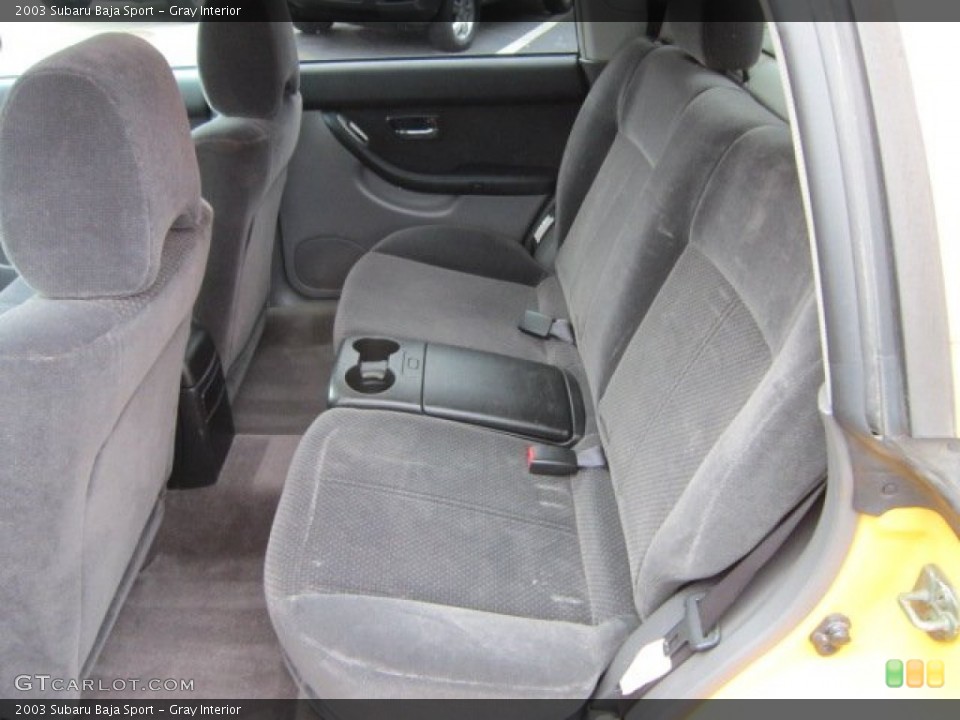 Gray Interior Photo for the 2003 Subaru Baja Sport #57477337