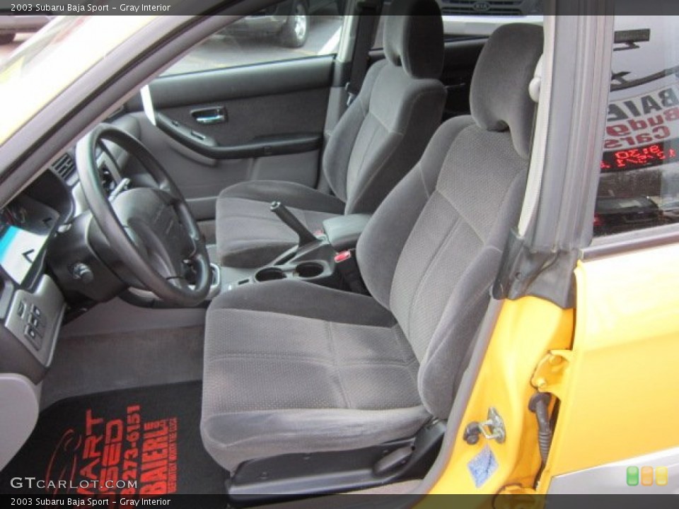 Gray Interior Photo for the 2003 Subaru Baja Sport #57477355